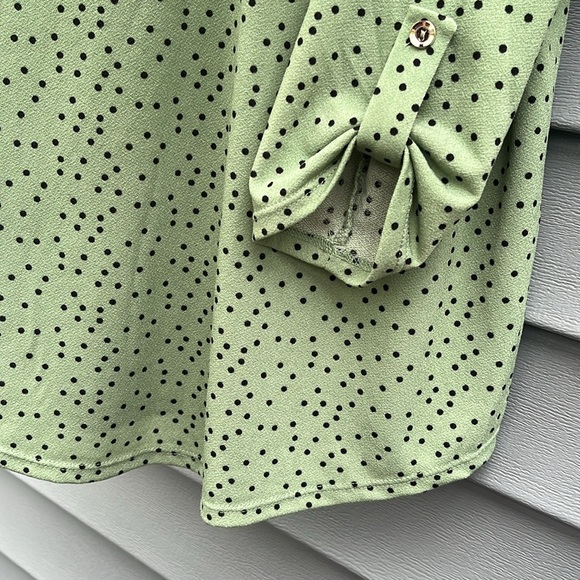 Fair Haven Green Blouse - Picture 3 of 3